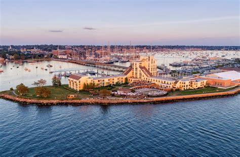 Newport harbor island resort - Suites. Premier Suite 1,320 sq. ft. Sleeps 6 Water Views. Take in glorious views of the iconic Newport Bridge and Narragansett Bay from this expansive ninth-floor suite. Book Now View Details. Suites. Bi-level Suite 642-700 sq. ft. Sleeps 4 Partial Water Views. These three suites offer partial water views, with a bedroom on the upper level and ...